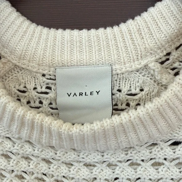 Varley Cream Knit Sweater - Picture 2 of 5